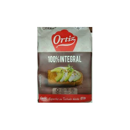Tostadas 100% integral Ortiz